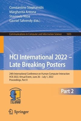 HCI International 2022  Late Breaking Posters 1