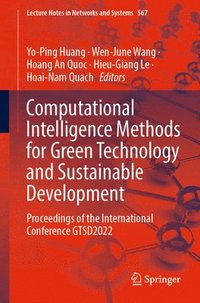 bokomslag Computational Intelligence Methods for Green Technology and Sustainable Development