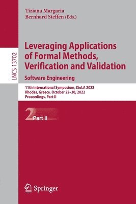 Leveraging Applications of Formal Methods, Verification and Validation. Software Engineering 1