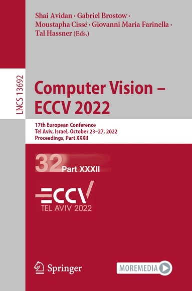 bokomslag Computer Vision - ECCV 2022