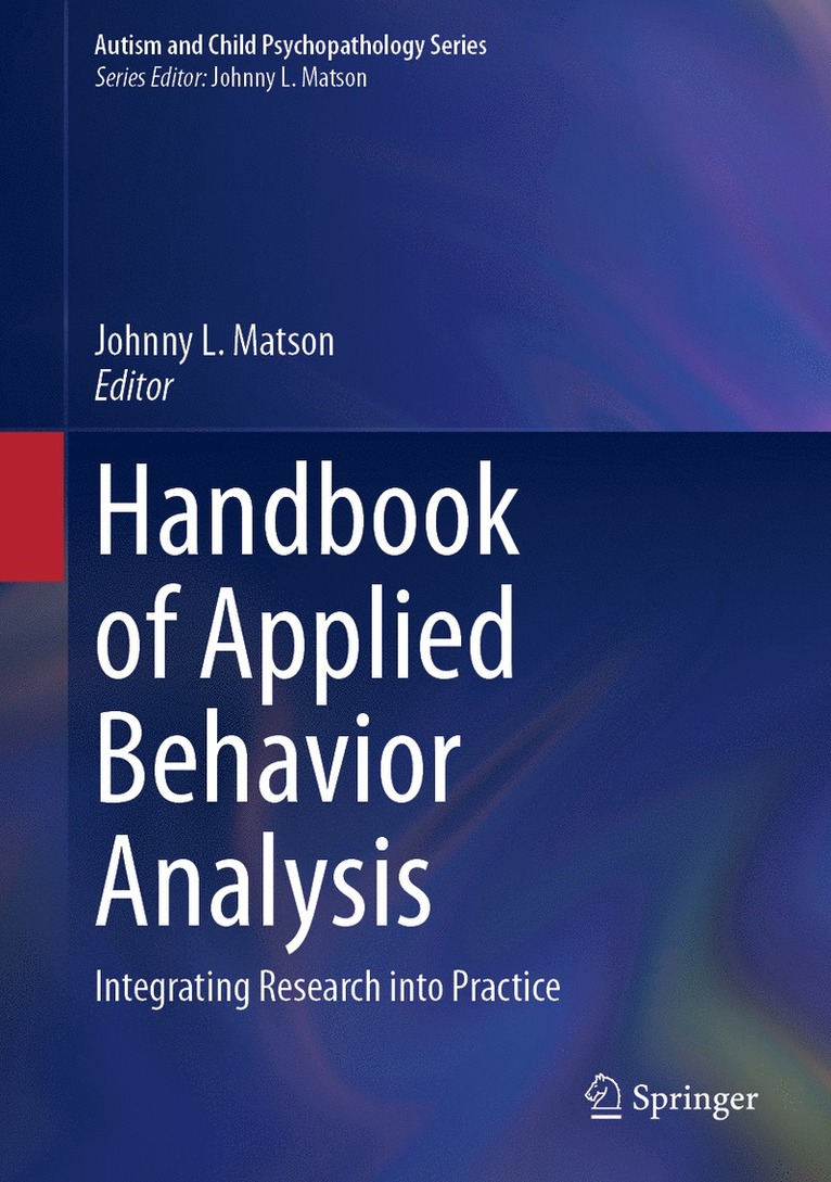 Handbook of Applied Behavior Analysis