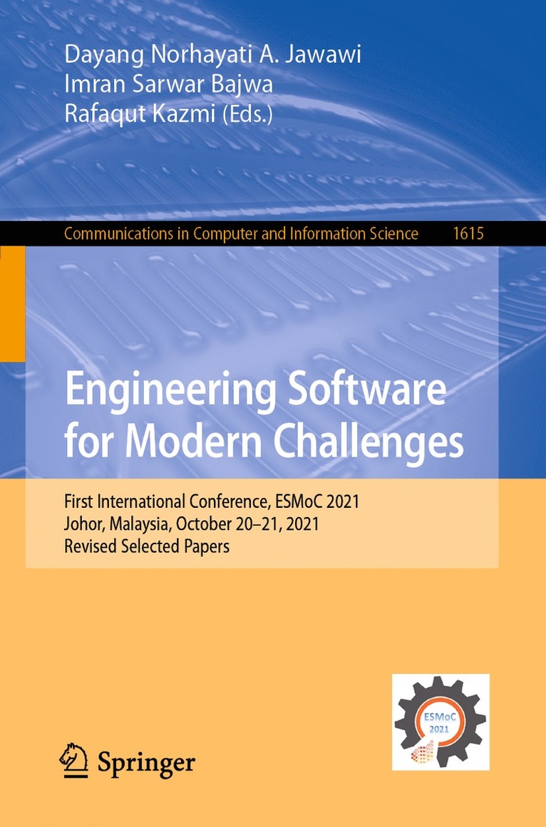 Dayang Norhayati A. Jawawi, Imran Sarwar Bajwa, Rafaqut Kazmi, Dayang Norhayati a. Jawawi - Engineering Software for Modern Challenges, Häftad