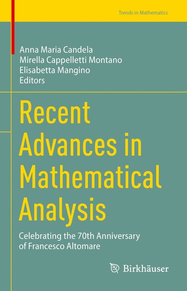 bokomslag Recent Advances in Mathematical Analysis