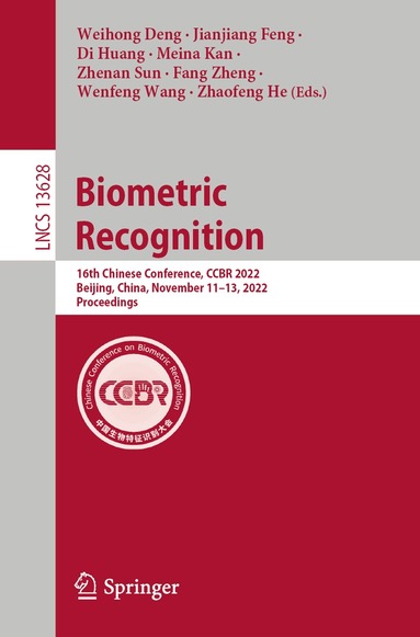 Weihong Deng, Jianjiang Feng, Di Huang, Meina Kan, Zhenan Sun, Fang Zheng, Wenfeng Wang, Zhaofeng He - Biometric Recognition, Häftad