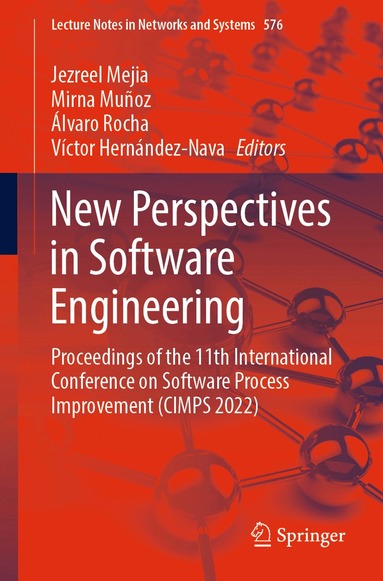 Jezreel Mejia, Mirna Muñoz, Álvaro Rocha, Víctor Hernández-Nava - New Perspectives in Software Engineering, Häftad