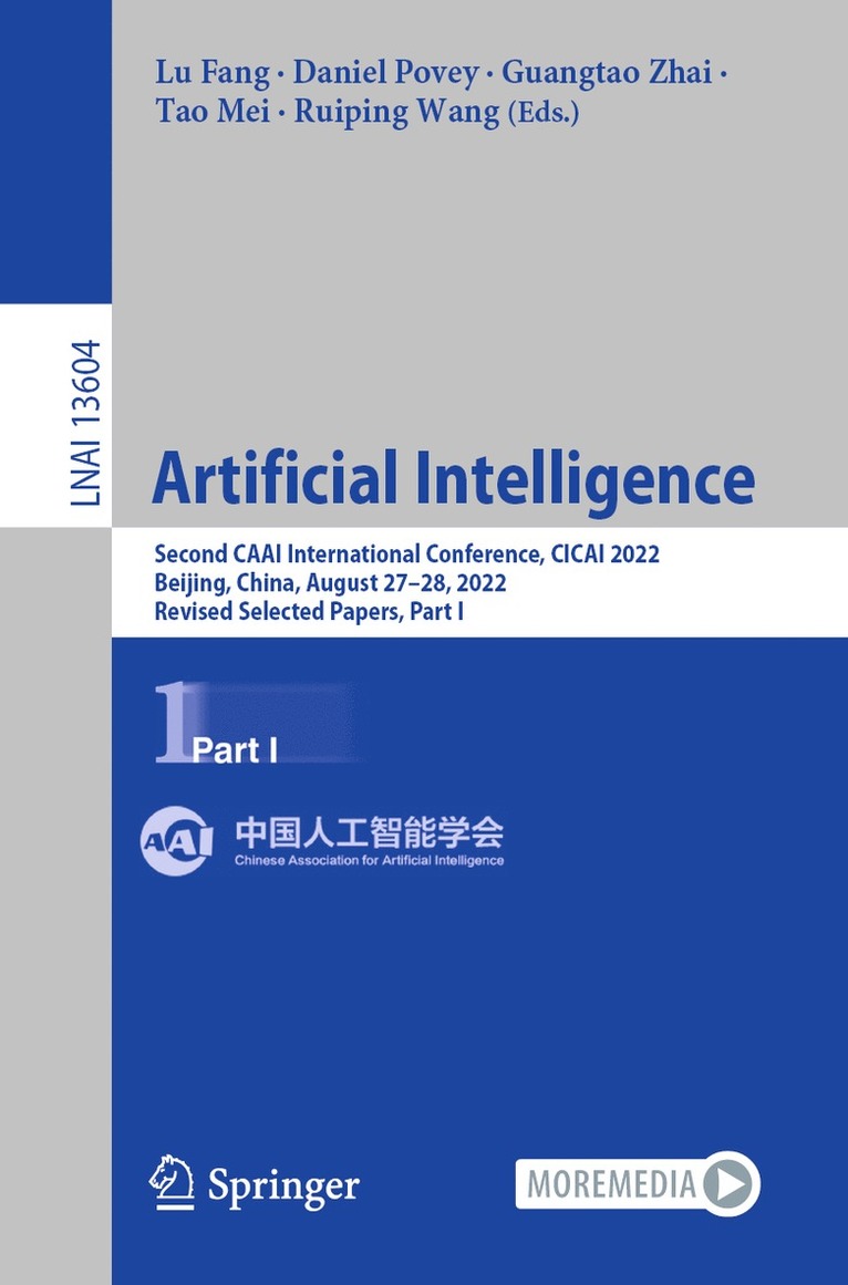 Lu Fang, Daniel Povey, Guangtao Zhai, Tao Mei, Ruiping Wang - Artificial Intelligence, Häftad