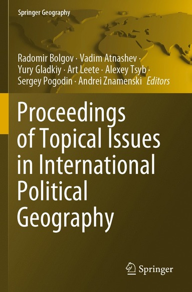 bokomslag Proceedings of Topical Issues in International Political Geography