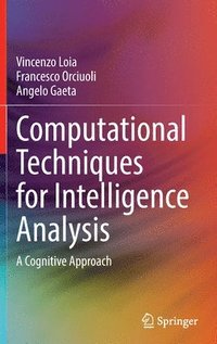 bokomslag Computational Techniques for Intelligence Analysis