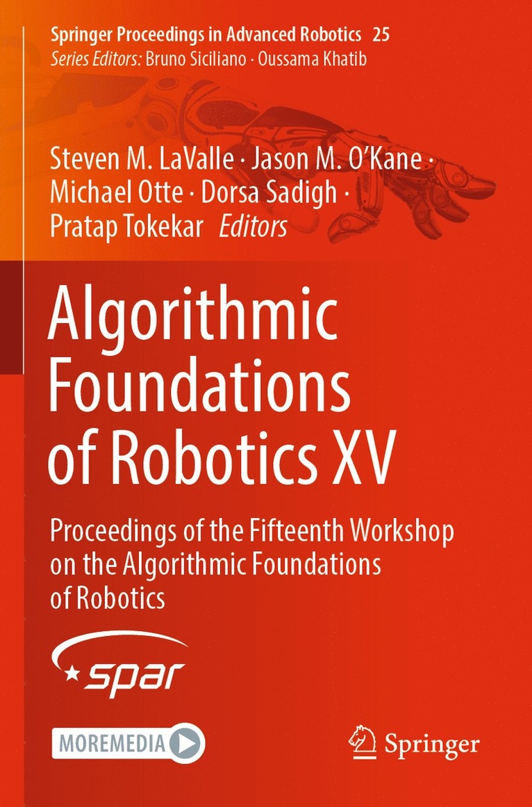 Algorithmic Foundations of Robotics XV 1