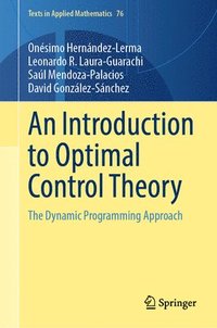 bokomslag An Introduction to Optimal Control Theory