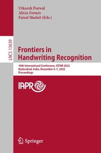 bokomslag Frontiers in Handwriting Recognition