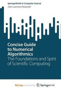 bokomslag Concise Guide to Numerical Algorithmics