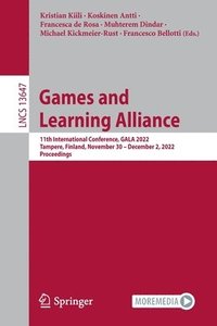 bokomslag Games and Learning Alliance