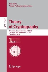 bokomslag Theory of Cryptography