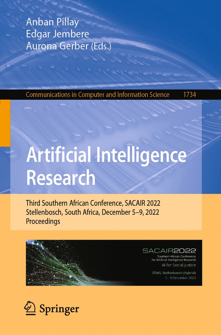 Anban Pillay, Edgar Jembere, Aurona Gerber - Artificial Intelligence Research, Häftad