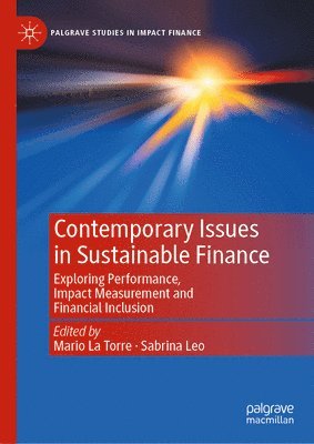 bokomslag Contemporary Issues in Sustainable Finance