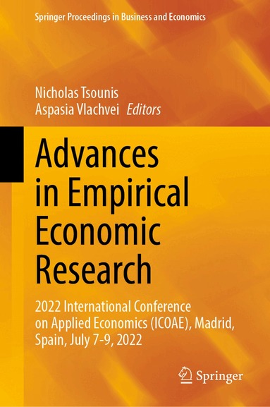 Nicholas Tsounis, Aspasia Vlachvei - Advances in Empirical Economic Research, Inbunden