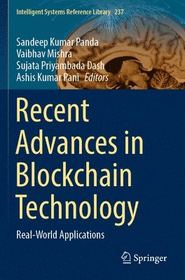 bokomslag Recent Advances in Blockchain Technology