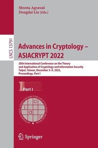 bokomslag Advances in Cryptology  ASIACRYPT 2022