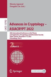 bokomslag Advances in Cryptology  ASIACRYPT 2022