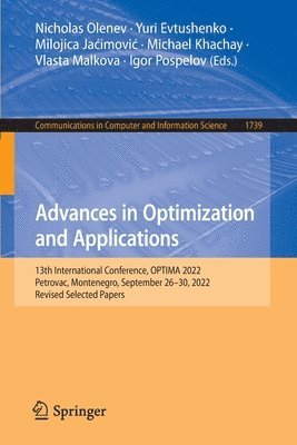 Advances in Optimization and Applications 1