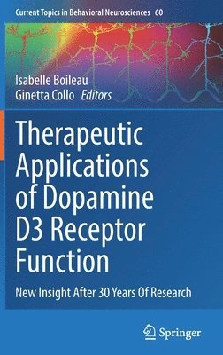 bokomslag Therapeutic Applications of Dopamine D3 Receptor Function