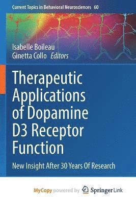 bokomslag Therapeutic Applications of Dopamine D3 Receptor Function