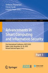 bokomslag Advancements in Smart Computing and Information Security