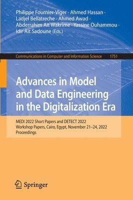 bokomslag Advances in Model and Data Engineering in the Digitalization Era