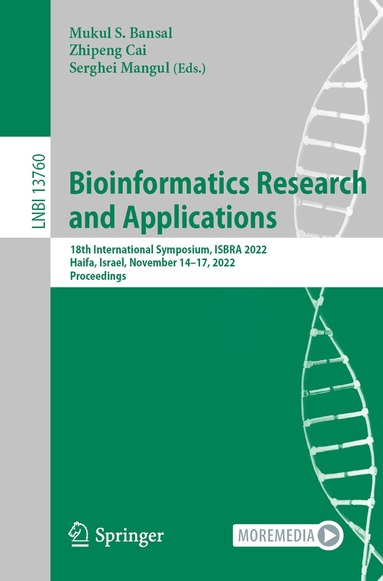 Mukul S. Bansal, Zhipeng Cai, Serghei Mangul - Bioinformatics Research and Applications, Häftad