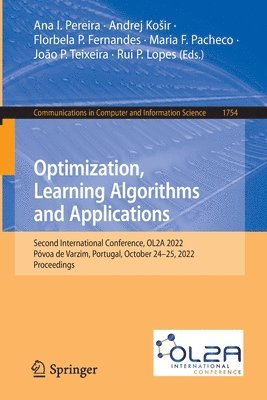 bokomslag Optimization, Learning Algorithms and Applications