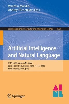 bokomslag Artificial Intelligence and Natural Language