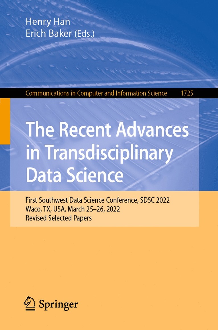 The Recent Advances in Transdisciplinary Data Science 1