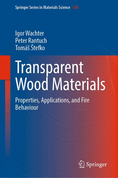 Igor Wachter, Peter Rantuch, Tomáš Štefko - Transparent Wood Materials, Inbunden