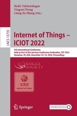 bokomslag Internet of Things - ICIOT 2022