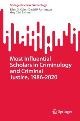 Most Influential Scholars in Criminology and Criminal Justice, 1986-2020 1