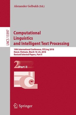 bokomslag Computational Linguistics and Intelligent Text Processing