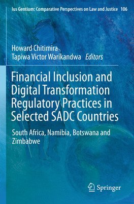 bokomslag Financial Inclusion and Digital Transformation Regulatory Practices in Selected SADC Countries