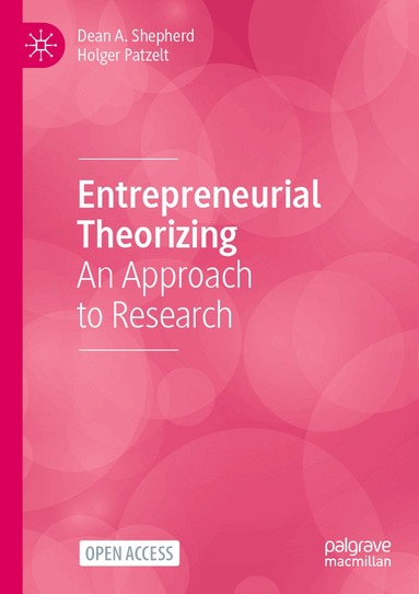 Dean A. Shepherd, Holger Patzelt - Entrepreneurial Theorizing, Häftad