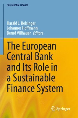 bokomslag European Central Bank and Its Role in a Sustainable Finance System
