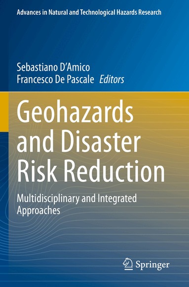 Sebastiano D'Amico, Francesco De Pascale - Geohazards and Disaster Risk Reduction, Häftad