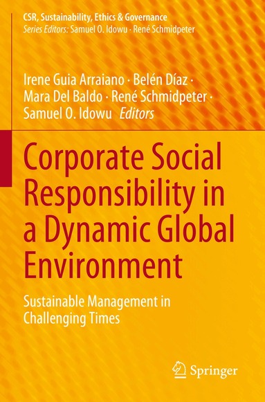 Irene Guia Arraiano, Belén Díaz, Mara Del Baldo, René Schmidpeter, Samuel O. Idowu - Corporate Social Responsibility in a Dynamic Global Environment, Häftad