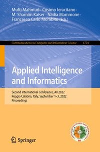 bokomslag Applied Intelligence and Informatics