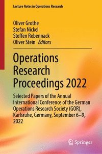 bokomslag Operations Research Proceedings 2022