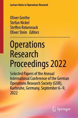 Operations Research Proceedings 2022 1