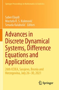 bokomslag Advances in Discrete Dynamical Systems, Difference Equations and Applications