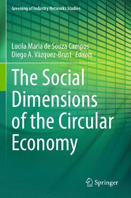 bokomslag The Social Dimensions of the Circular Economy