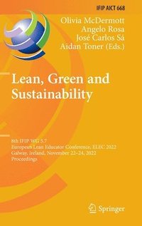 bokomslag Lean, Green and Sustainability