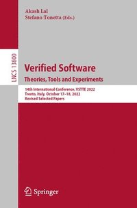 bokomslag Verified Software. Theories, Tools and Experiments.