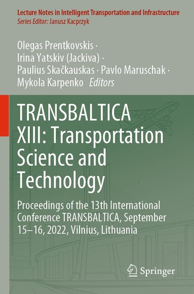 bokomslag TRANSBALTICA XIII: Transportation Science and Technology
